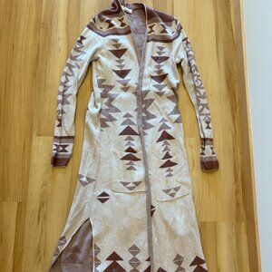 Cardigan Long Western Design